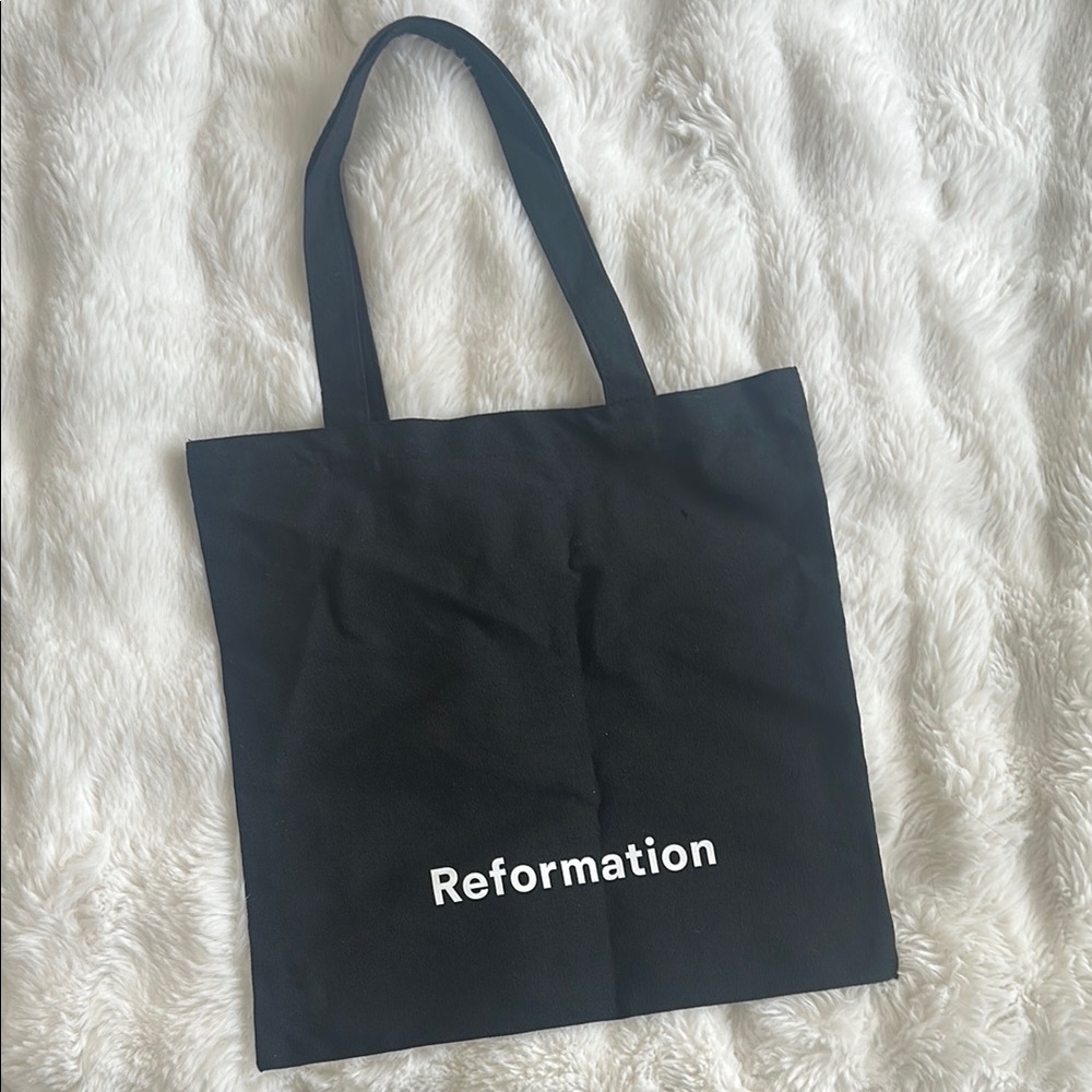 Reformation Black Tote Bag